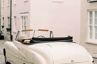 White Vintage Bentley